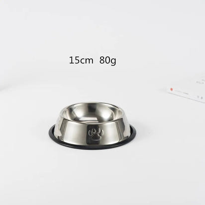 Arvello™ Stainless Steel Dog Bowl – 6 Sizes | Non-Slip Base