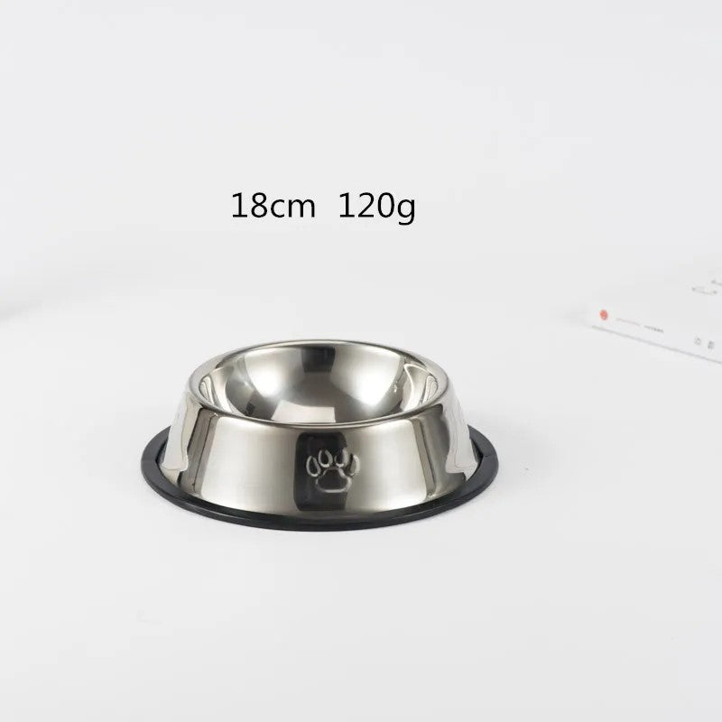 Arvello™ Stainless Steel Dog Bowl – 6 Sizes | Non-Slip Base