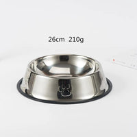 Arvello™ Stainless Steel Dog Bowl – 6 Sizes | Non-Slip Base