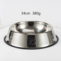 Arvello™ Stainless Steel Dog Bowl – 6 Sizes | Non-Slip Base